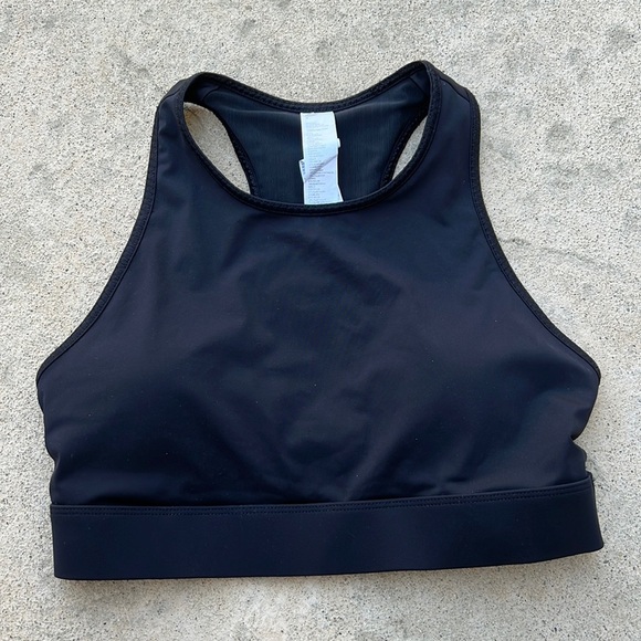 Fabletics Trinity High Impact Black Sports Bra Size L - Picture 2 of 11